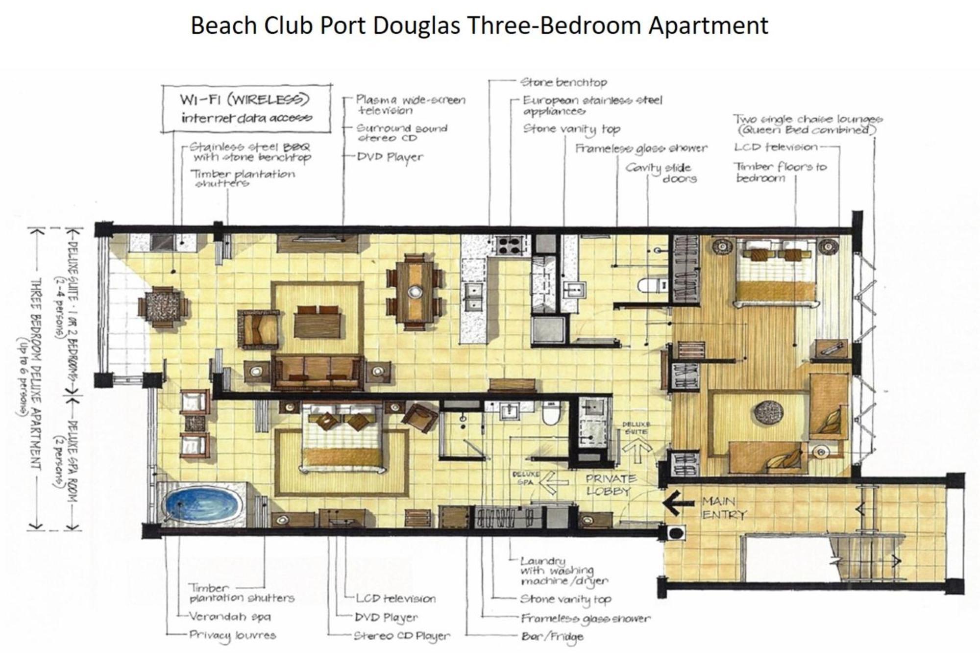 Beach Club Port Douglas Luxury Apartments Kamer foto